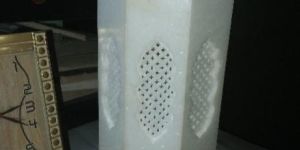 Lamp of Marble Jali Stand