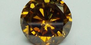 Yellow Moissanite Round Cut