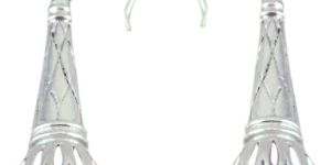 Silve White Zircon Drop Style Bajrangi Bhaijan Uncouth Earring