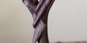 Pair Holding Each Other (Both Rosewood)