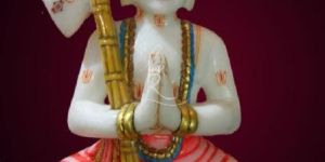 White Marble Ramanujam Statues