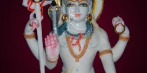 White Marble Shiva Statues