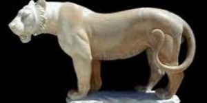 Marble Tiger Statue