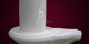 White Marble Shiva Lingam