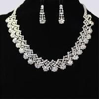 Silver Necklace Set