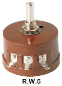 Single Turn Wire Wound Potentiometer, R.W-5