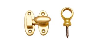 Solid Brass Carpet Stair Rod and Holder