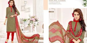 Cotton Churidar Suit Material