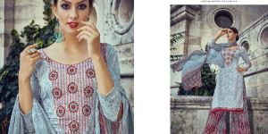 Glaze Cotton Palazzo Suit Material