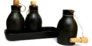 Black Pottery Kitchenware