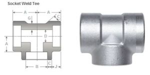 Tee Socket Weld Fitting