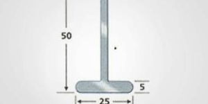 T-25x50x5x3 Steel Window Section