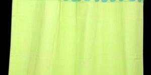 Green Cotton Designer Curtain