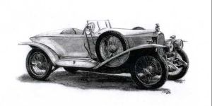 Vintage Car Painting