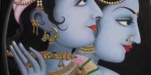 Radha Krishana Tanjore Painting 02