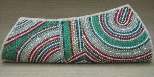 Silk Embroidered Handbag 01