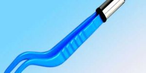 Reusable 5 Inch Bayonet With Curved Bipolar Forcep