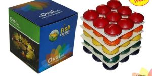 Water Floating Candle Oval-M