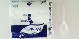 Platinum White Disposable Spoons