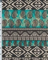 Rayon Printed Crinkle Fabric