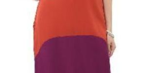 Janasya Women's Red Indo Western Crepe Kurti