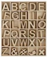 Wooden Letters