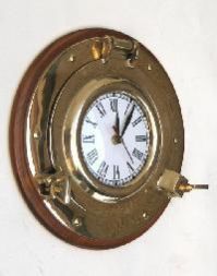 Brass Porthole Clocks