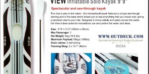 VIEW Inflatable Kayak 1 Person