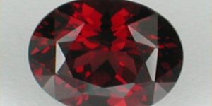 Red Garnet Cut