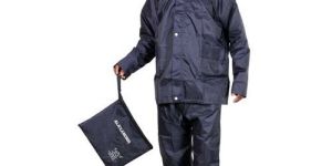 Navy Blue Colored Reversible Rain Suit