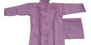 Purple Colored Mens Raincoat