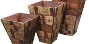 Wooden Flower Pots