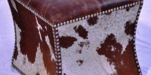 Leather Ottoman