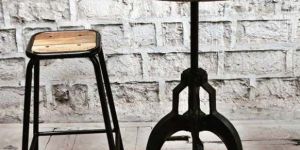 Wooden Stool & Table Set