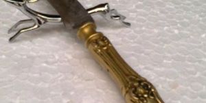 Gold Plated Knife