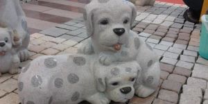 Granite Dog Sculpture