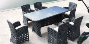 VERMONT RECTANGULAR OUTDOOR DINING SET