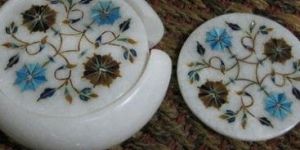 MARBLE INLAY COASTER