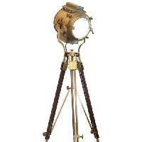 Nautical Antique Tripod Lamp with Unique Tripod Stand