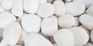 Polished White Rudy Pebbles