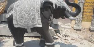 Stone Elephant Statue