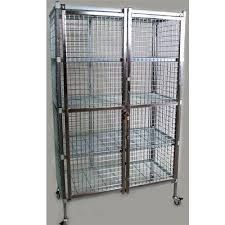 Stainless Steel Wheel Cage Trolley
