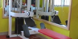 Seated mid-rowing machine