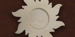 MDF Sun Shaped Photo Frame