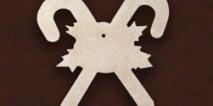 MDF Kiddy Candy Cane Cutouts