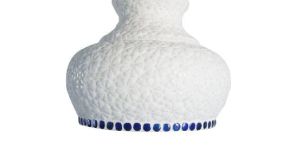 White Gagan Mosaic Hanging Lamp