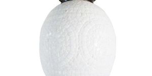 White Mosaic Ceiling Lamp
