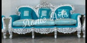 Silver Inlay Sofa