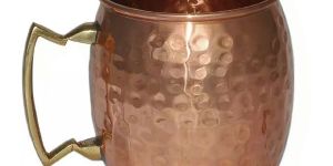 Copper Hammered Mug