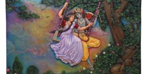 Radha Krishna Wall Paintings
